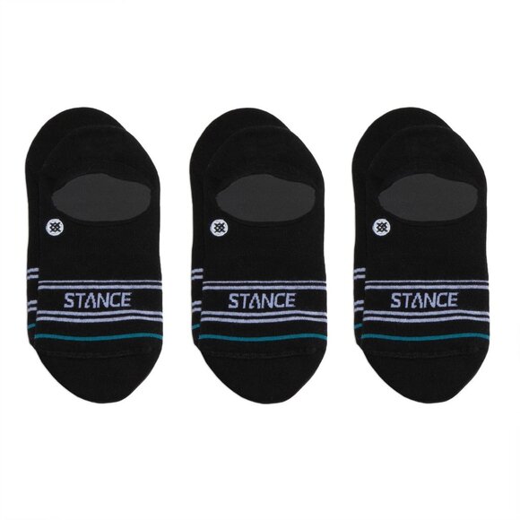 3 Pack - Stance Basic No Show Unisex Socks Men's Large NWT Black - Picture 2 of 6